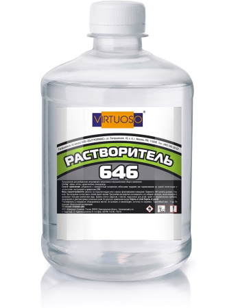 Растворитель 646 VIRTUOSO 0,5 ПЭТ; 586326
